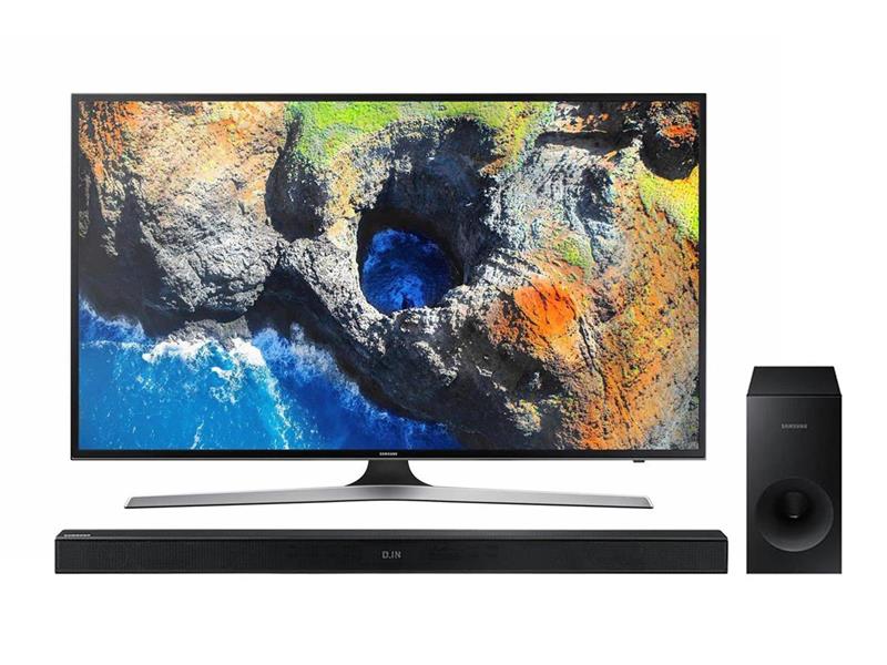 55 inch Smart TV Sound Bar Bundle